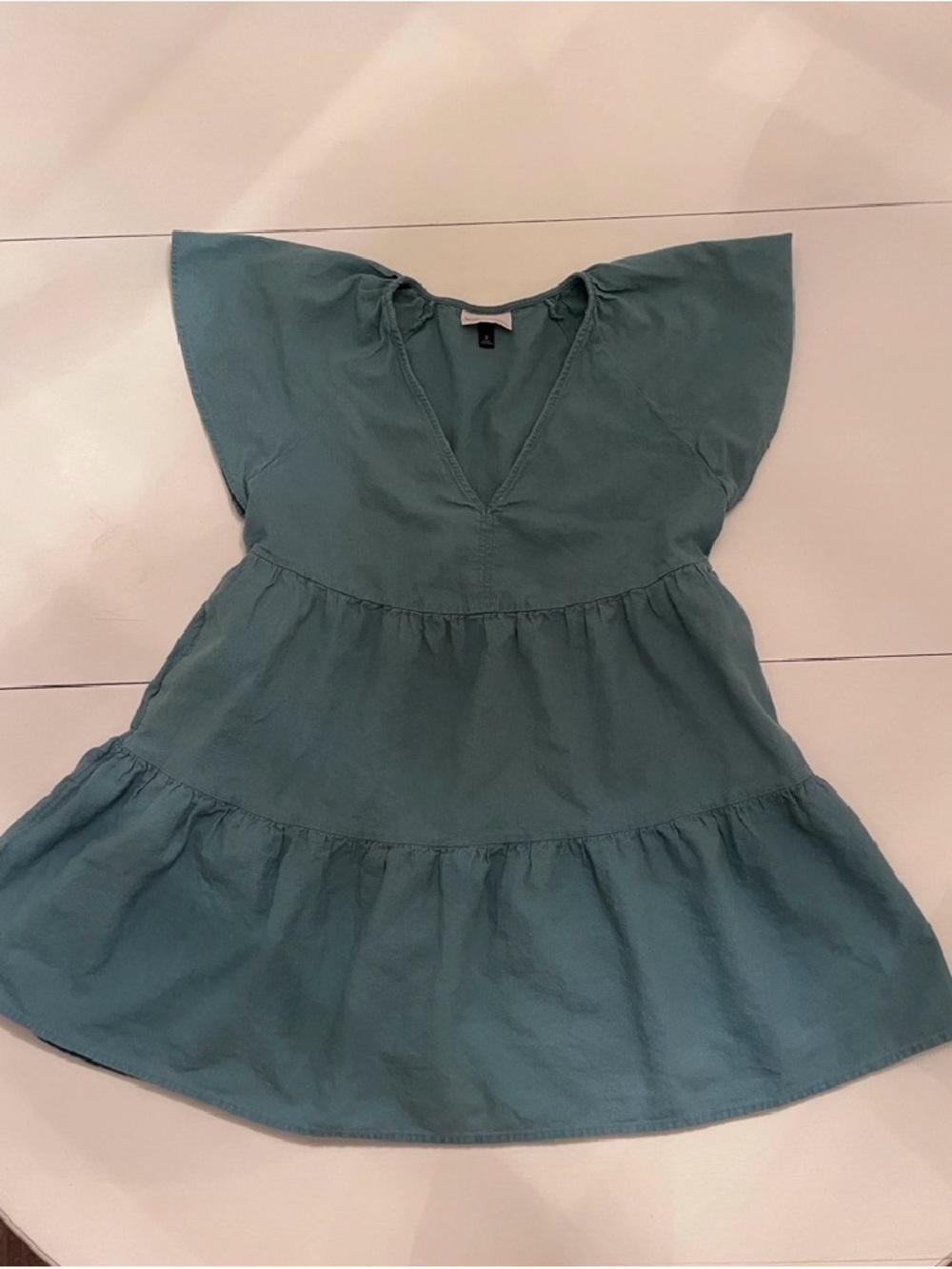 Universal Thread Teal Tiered Midi Dress